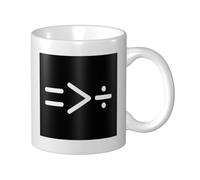 FJQWKLF Equality is Greater Than Division Coffee Mug Ceramic Cup Can Accommodate 11 OZ