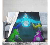 FJQWKLF Gorilla Monkey Tag Blanket for Boys Girls Flannel Throw Blanket Swaddle Blanket for Couch Sofa Bedroom Camping Travel 40"x50"