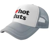 FJQWKLF Hat,I Love Hot Sluts Trucker Hat Baseball Cap Black Women Men Dad Hat Golf Cowboy Hat