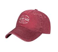 FJQWKLF I Dont Know How to Act My Age Cowboy hat Women Baseball Cap Sun Hat Men Hat Dad Hat Trucker hat Black