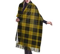 FJQWKLF Macleod&mcleod Clan Tartan Women Blanket Scarf Long Shawl Graham Clan Tartan Cashmere Feel Shawl Wrap Winter Warm Scarf 77x27inch