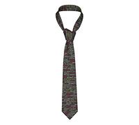 FJQWKLF Men's Ties Programmer Programming Code Printed Classic Necktie Extra Long Causal Neck Tie