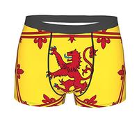 FJQWKLF national emblem of Palestine Mens Boxer Briefs Underwear Breathable Stretch Boxer Trunk with Pouch for Men, Youth