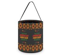 FJQWKLF Native American Heritage Month Halloween Bucket Trick Or Treat Tote Candy Basket for Kids Halloween Party Home Decorations