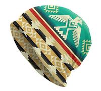 FJQWKLF Native American Pattern Hat Slouchy Beanie Hat Skull Cap for Men Women