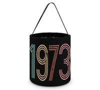 FJQWKLF Pro Roe 1973 Feminist Reproductive Women Rights Halloween Bucket Trick Or Treat Tote Candy Basket for Kids Halloween Party Home Decorations