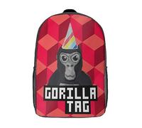 FJQWKLF Schoolbag Travel Backpack School Computer Bookbag for Men Women College Students School Laptop BackpackGorilla Monkey Tag