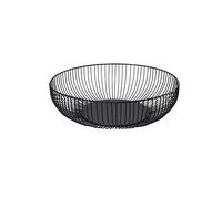 FJROnline Fruit Basket - Creative Minimalist Housewares Metal Iron Fruit Bowls Black (Large)