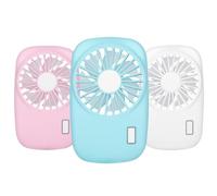 FJROnline Handheld Fan Mini Fan Powerful Small Personal Portable Fan Speed Adjustable USB Rechargeable Cooling for Kids Girls Woman Home Office Outdoor Travel(pink)