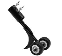 FJSC Rolling Weeder for Crevice, Weed Snatcher Tool Weeding Head The Weed Snatcher Lawn Mower Garden Weed Razors Grass Cutter Trimming Machine with Wheels Curved hook