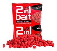 Fjuka 2in1 FatBoys - 10mm Hook Bait. The soft feed pellet & attractant (red)
