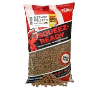Fjuka 4mm Squeez-Ready Method Pellets 1kg | Ready-prepped 4mm | Big fish feeder pellet