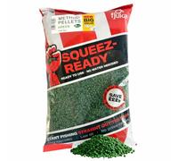 Fjuka Green Squeez-Ready Method Pellet 1kg | Ready-prepped 2mms | Carp, F1s, tench, bream