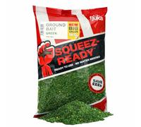 Fjuka Squeez-Ready Green Groundbait 1kg | Ready-prepped | Carp, F1s, tench, bream, roach etc