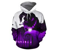 FJunHappy Unisex Jack Sally Hoodies Christmas Sweatshirts Halloween Cosplay Costume Casual Printed Coat Tops, Color30, XL
