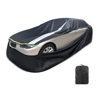 FJWDSC Full Enclosed Car Covers Waterproof All Weather Universal Fit Impala/El Camino/Bel Air/Biscayne,7 Series,Benz S,A8/S8,LS,CT6,Continental,Charger Daytona,Fit Sedan/Coupe Length 200''-212''