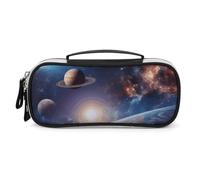 FJWKLRBV Pencil Case Pen Case Pen Pouch Organizer Small Cosmetic Bag Big Pencil Bag Printed Universe Galaxy Outer Space Pouch Box