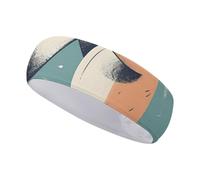 FJWKLRBV Sports Headband Bears Together Printed Sweatband Headband Wide Headbands Sports Headbands for Running Yoga Daily Life Workout Unisex