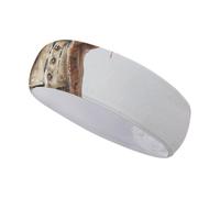 FJWKLRBV Sports Headband Old Time Style Printed Sweatband Headband Wide Headbands Sports Headbands for Running Yoga Daily Life Workout Unisex