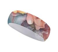 FJWKLRBV Sports Headband Rose in A Bottle Printed Sweatband Headband Wide Headbands Sports Headbands for Running Yoga Daily Life Workout Unisex