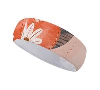 FJWKLRBV Sports Headband Vintage Style Flowers Printed Sweatband Headband Wide Headbands Sports Headbands for Running Yoga Daily Life Workout Unisex