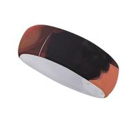 FJWKLRBV Sports Headband Woman Wearing Hat Printed Sweatband Headband Wide Headbands Sports Headbands for Running Yoga Daily Life Workout Unisex