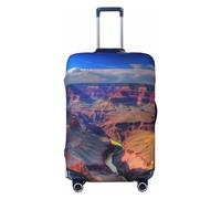 FJWSLCH Beauty Grand Canyon Luggage Cover for Suitcase TSA Approved Elastic Suitcase Cover Anti-Scratch Travel Luggage Protector Cover Washable Trolley Case Cover Fit 18-32 Inch Luggage, Black, XL
