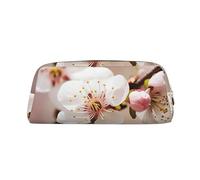 FJWSLCH Cherry Blossom Makeup Bag Travel Cosmetic Bag for Women Men Pencil Case Zipper Toiletry Bag Purse, Gold, One Size