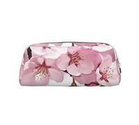 FJWSLCH Cherry Blossom Makeup Bag Travel Cosmetic Bag for Women Men Pencil Case Zipper Toiletry Bag Purse, Silver, One Size