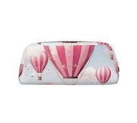 FJWSLCH Hot Air Balloon Makeup Bag Travel Cosmetic Bag for Women Men Pencil Case Zipper Toiletry Bag Purse, Silver, One Size