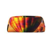 FJWSLCH Hot Air Balloons Makeup Bag Travel Cosmetic Bag for Women Men Pencil Case Zipper Toiletry Bag Purse, Silver, One Size
