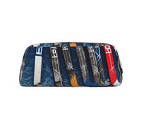 FJWSLCH Ice Hockey Sticks Makeup Bag Travel Cosmetic Bag for Women Men Pencil Case Zipper Toiletry Bag Purse, Silver, One Size