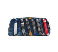 FJWSLCH Ice Hockey Sticks Makeup Bag Travel Cosmetic Bag for Women Men Pencil Case Zipper Toiletry Bag Purse, Gold, One Size