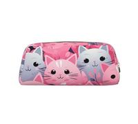 FJWSLCH Lovely Cat Makeup Bag Travel Cosmetic Bag for Women Men Pencil Case Zipper Toiletry Bag Purse, Gold, One Size