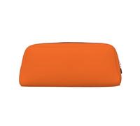 FJWSLCH NasturtiumJLH Orange Makeup Bag Travel Cosmetic Bag for Women Men Pencil Case Zipper Toiletry Bag Purse, Silver, One Size