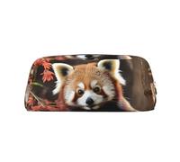FJWSLCH Red Pandas Makeup Bag Travel Cosmetic Bag for Women Men Pencil Case Zipper Toiletry Bag Purse, Silver, One Size