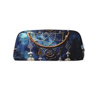 FJWSLCH White fantasy dream catcher Makeup Bag Travel Cosmetic Bag for Women Men Pencil Case Zipper Toiletry Bag Purse, Silver, One Size