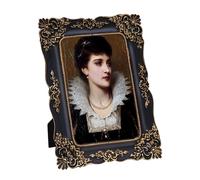 FJXMFRAME 4x6 Vintage Picture Frame Black Baroque Gothic Picture Frames Antique Ornate Victorian for Tabletop or Wall Display Gallery Wall Art
