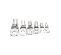 FJY-CONNCT, 20pc/lot SC6-5/6 M4/M5/M6/M8 4mm2 6mm2 10/16/25mm2 35/50mm2 4mm 5mm 6mm 8mm Bolt Hole Tinned Copper Cable lugs Battery Terminals (Color : M5 6mm2)