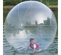 FJYAWEN 1.5/1.8/2/2.2/2.5m Dia Walk on Water Walking Ball Roll Ball Inflatable Zorb Ball Tizip Zipper, With Electric Air Pump, For Pool/Lake Clear Dancing Ball 1.5m
