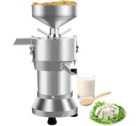 FJYAWEN 1100w Commercial Soy Milk Maker with Slag Separation, Automatic Nut Milk Maker 25kg/H, 2800 Rpm, With Filter Bags and Okara Storage Bags, For Kitchen Soymilk, Dried Bean, Tofu