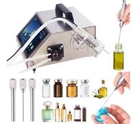 FJYAWEN Liquid Filling Machine, Automatic Cnc Bottle Filling Machine, With 3 Nozzles and Digital Display, For Bottles with an Inner Diameter ≥ 1.5 Mm HD1360