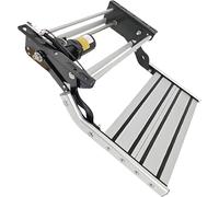 FJYAWEN Motorhome Step, Retractable Motorhome Rv Step, Manual Folding Rv Pedal, Super Strong Load 200kg, 12v LED Lighting, Suitable for Motorhomes, Caravans, Trucks Manual-Singlelayer