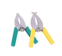 FJYXCHENXM 2 Pcs Ring Barking Cutter Scissor Professional Planting Shear Girdling Prunning Tools for Garden(Green,Yellow)