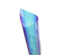 FJZFXKZL Decorative Iridescent Window Film Self Adhesive Glass Film Chameleon Rainbow Effect for Home Decal DIY Dichroic Window Sticker(B,50x300 cm)