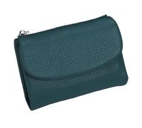 FJZFXKZL Joyfullygo Wallet, Unisex Leather Billfold Wallet, Waterproof Design，Credit Card Holder, Coin Holder and Cash Slots (Light Blue)