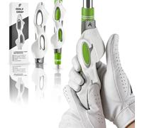 FJZLIFE Golf Grip Trainer, Golf Training Aid for Correct Hand Position & Swing,Snap-On Golf Swing Trainer to Improve Accuracy，Fix Slice & Hook,Ideal for Beginners & All Skill Levels,White-Gray