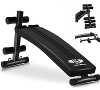 FK Sports Adjustable Weight Bench - Sit up Bench for Bench Press & Abs Workout, Gym Bench with 6 Adjustable Levels, 250KG Heavy-Duty Workout Bench | Foldable Bench With Band Hooks (250, Kilograms)