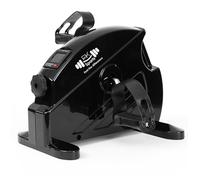 FK Sports Pedal Exerciser, Mini Exercise Bike with Digital Display, Pedal Sit Down Under Desk Bike for Leg Arm Foot, Small Cycle Equipment for Home, Office (Black)