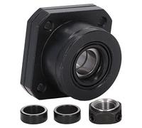 FK12 Ball Screw End Support, High Accuracy Ball Screw Bearing Block with Black Oxide Treatment, Compact Carbon Steel Support for SFU1610 SFU1604 SFU1605 CNC Routers and Machine Too